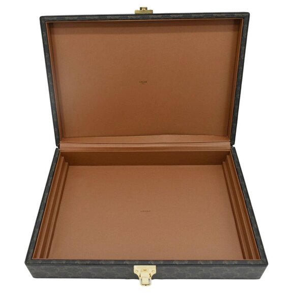 Celine Triomphe Canvas Stationery Case Brown - Picture 10 of 13